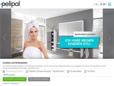 Website von PELIPAL GmbH