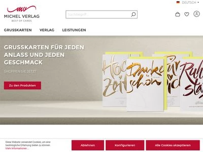 Website von Michel-Verlag GmbH