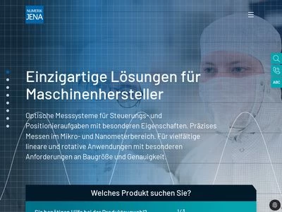 Website von NUMERIK JENA GmbH
