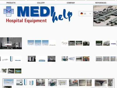 Website von MEDI help Handel GmbH