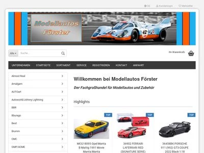 Website von Förster GmbH