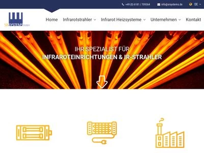 Website von SR Systems GmbH