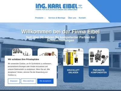 Website von Ing. Karl Eibel GmbH & Co. KG
