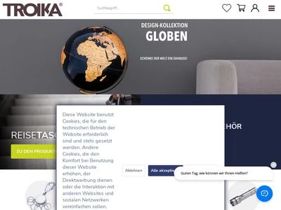 Website von TROIKA Germany GmbH