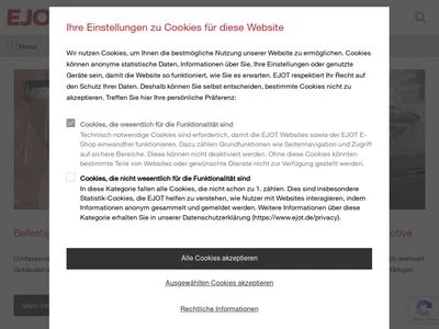 Website von EJOT HOLDING GmbH & Co. KG