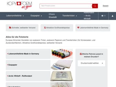Website von KOPYFORM GmbH