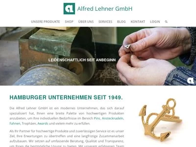 Website von Alfred Lehner GmbH