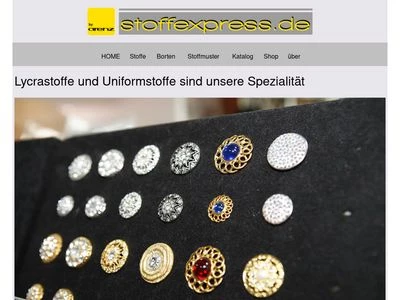 Website von arenz textilhandelsgesellschaft mbH