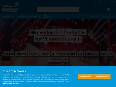Website von allbuyone GmbH
