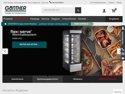 Website von D. u. E. Günther GmbH