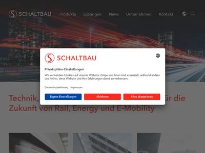 Website von Schaltbau GmbH