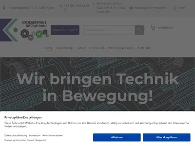Website von Kutzendörfer und Dworak GmbH