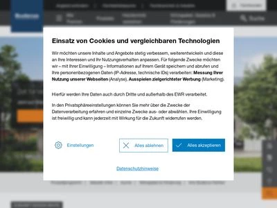Website von Buderus - Bosch Thermotechnik GmbH