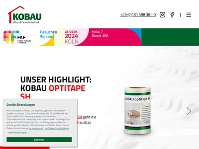 Website von KOBAU GmbH & Co. KG