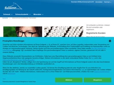 Website von Steindesign GmbH
