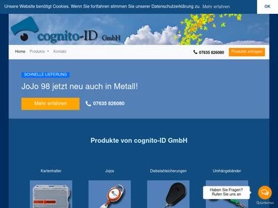 Website von cognito-ID GmbH