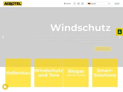 Website von Agrotel GmbH