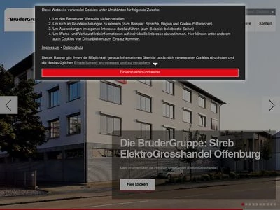 Website von Friedrich Streb GmbH