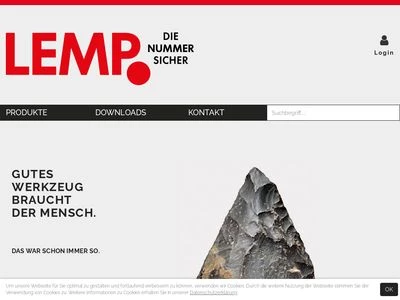 Website von G. Adolf Lemp & Co. GmbH