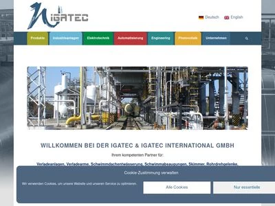 Website von IGATEC GmbH