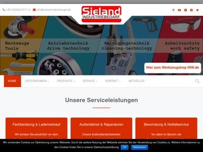 Website von Franz Sieland GmbH