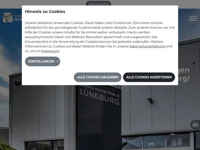 Website von Bestattungswagen Hentschke GmbH & Co. KG