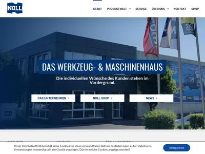 Website von Georg Noll Werkzeugmaschinen GmbH