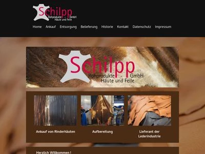 Website von Schilpp Rohprodukte-GmbH
