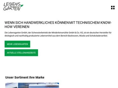 Website von Lebensgarten GmbH