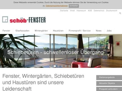 Website von Anton Schöb Fenster- und Treppenbau GmbH & Co. KG