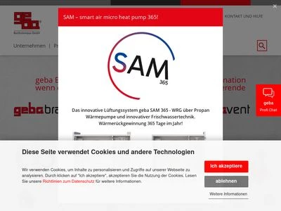 Website von Bartholomäus GmbH