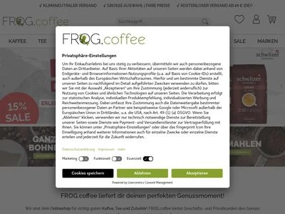 Website von FROG.passion GmbH