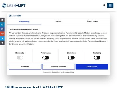 Website von Lash + Lift Zurr- und Hebetechnik GmbH