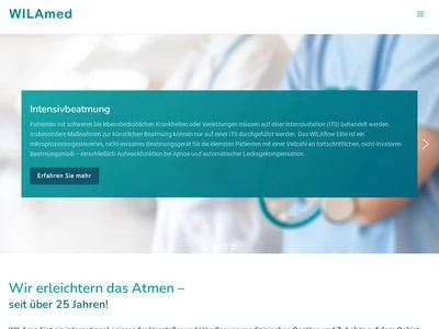 Website von WILAmed GmbH