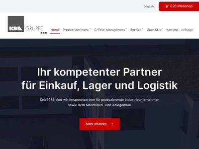 Website von KSA Kubben + Steinemer GmbH & Co.KG
