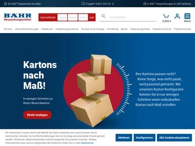 Website von Friedrich Bähr GmbH & Co. KG