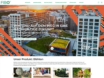 Website von Fibo ExClay Deutschland GmbH