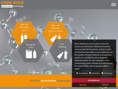 Website von CHEM ROCK GmbH & Co. KG