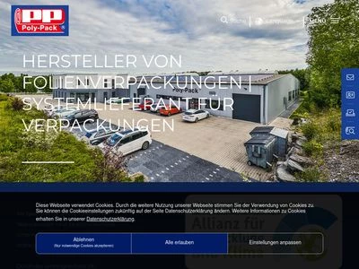 Website von Poly-Pack Verpackungs-GmbH & Co. KG