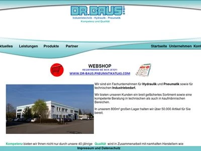 Website von Dr. Baus GmbH