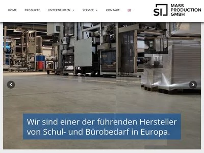 Website von SI Mass Production GmbH