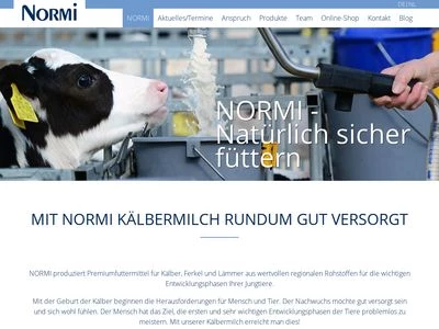 Website von NORLAC GmbH