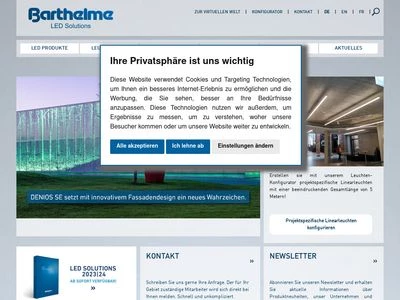 Website von Josef Barthelme GmbH & Co.KG