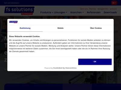 Website von FS Solutions GmbH