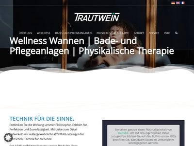 Website von Trautwein GmbH