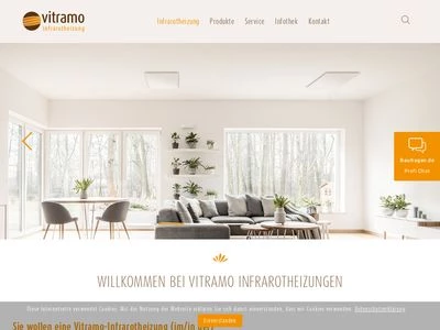 Website von Vitramo GmbH