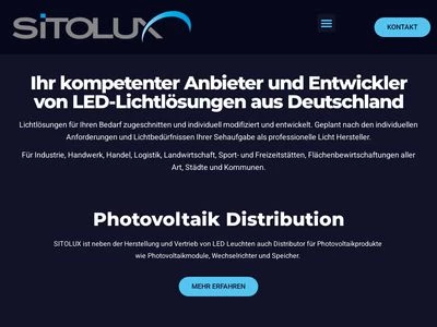 Website von SITOLUX GmbH