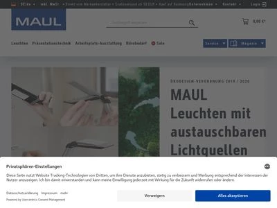 Website von Jakob Maul GmbH