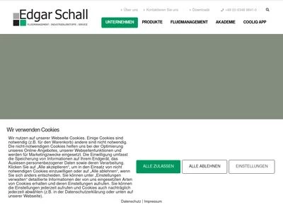 Website von Edgar Schall GmbH