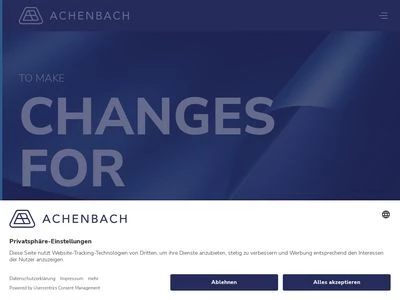 Website von Achenbach Buschhütten GmbH & Co. KG